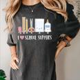 I Love School Supplies Teacher Shirt Women's Comfort Colors T-Shirt Pepper I Love School Supplies Teacher Shirt Women's Comfort Colors T-Shirt Pepper