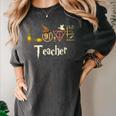Love Teacher Wizards Back To School Halloween Women's Comfort Colors T-Shirt Pepper