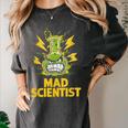 Mad Scientist Kids Youth Adult Science Teacher Chemistry Women's Comfort Colors T-Shirt Pepper
