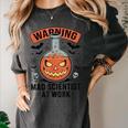 Mad Scientist Pumpkin Science Teacher Halloween Costume Kids Women's Comfort Colors T-Shirt Pepper Mad Scientist Pumpkin Science Teacher Halloween Costume Kids Women's Comfort Colors T-Shirt Pepper