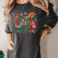 Maestra Flowers Spanish Teacher Cinco De Mayo Women's Comfort Colors T-Shirt Pepper Maestra Flowers Spanish Teacher Cinco De Mayo Women's Comfort Colors T-Shirt Pepper