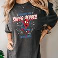 Marvel Spider-Man Teachers Are Super Heroes Women's Comfort Colors T-Shirt Pepper Marvel Spider-Man Teachers Are Super Heroes Women's Comfort Colors T-Shirt Pepper