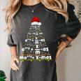 Math Equation Merry Xmas Season Teacher Christmas Tree Women's Comfort Colors T-Shirt Pepper