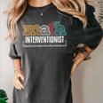 Math Interventionist Teacher Mathematics Women's Comfort Colors T-Shirt Pepper Math Interventionist Teacher Mathematics Women's Comfort Colors T-Shirt Pepper