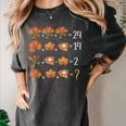 Math Number Thanksgiving Count Answer Pie Turkey Teacher Women's Comfort Colors T-Shirt Pepper Math Number Thanksgiving Count Answer Pie Turkey Teacher Women's Comfort Colors T-Shirt Pepper