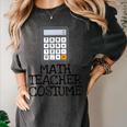 Math Teacher Costume Tshirt Halloween High School Calculator Women's Comfort Colors T-Shirt Pepper Math Teacher Costume Tshirt Halloween High School Calculator Women's Comfort Colors T-Shirt Pepper