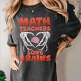 Math Teachers Love Brains Scary Halloween Men Women Women's Comfort Colors T-Shirt Pepper