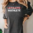 Mathlete For Math Team Students Algebra Math Teacher Women's Comfort Colors T-Shirt Pepper