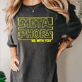 Metaphors Be With You English Teacher Shirts T-Shirt Women's Comfort Colors T-Shirt Pepper