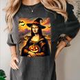 Mona Lisa Pumpkin Halloween Art Teacher Witchy Women Kids Women's Comfort Colors T-Shirt Pepper Mona Lisa Pumpkin Halloween Art Teacher Witchy Women Kids Women's Comfort Colors T-Shirt Pepper