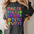 Monster ABC Cute Alphabet Halloween Teacher Costume Kids Women's Comfort Colors T-Shirt Pepper Monster ABC Cute Alphabet Halloween Teacher Costume Kids Women's Comfort Colors T-Shirt Pepper