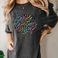 Music Education Matters Music Teacher Appreciation Women Women's Comfort Colors T-Shirt Pepper Music Education Matters Music Teacher Appreciation Women Women's Comfort Colors T-Shirt Pepper