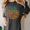 Music Notes Pumpkin Music Teacher Halloween Women's Comfort Colors T-Shirt Pepper Music Notes Pumpkin Music Teacher Halloween Women's Comfort Colors T-Shirt Pepper