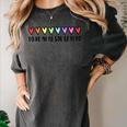 Music Teacher Hearts Music Teaching Women's Comfort Colors T-Shirt Pepper Music Teacher Hearts Music Teaching Women's Comfort Colors T-Shirt Pepper