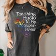 Music Teacher Women's Comfort Colors T-Shirt Pepper