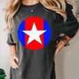 Nerdy Captain Sweatpants Retro Comic Book Fan Teacher Women's Comfort Colors T-Shirt Pepper
