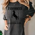 Nerdy Fibonacci Racing Car Horse Math Teacher Men Women Girls Kids Women's Comfort Colors T-Shirt Pepper