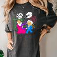 Nerdy Pythagoras Fighting Over C Squared Math Teacher Women's Comfort Colors T-Shirt Pepper Nerdy Pythagoras Fighting Over C Squared Math Teacher Women's Comfort Colors T-Shirt Pepper