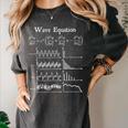 Nerdy Wave Equation Music Physics Science Math Teacher Geek Men Women Girls Kids Women's Comfort Colors T-Shirt Pepper Nerdy Wave Equation Music Physics Science Math Teacher Geek Men Women Girls Kids Women's Comfort Colors T-Shirt Pepper