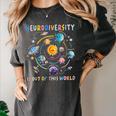 Neurodiversity Is Out Of This World Space Autism Teacher Women's Comfort Colors T-Shirt Pepper Neurodiversity Is Out Of This World Space Autism Teacher Women's Comfort Colors T-Shirt Pepper
