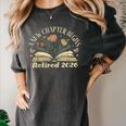 A New Chapter Begins Retired 2026 Teacher Retirement Women's Comfort Colors T-Shirt Pepper