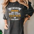 Not Superhero But Middle School Teacher For Men Women Women's Comfort Colors T-Shirt Pepper Not Superhero But Middle School Teacher For Men Women Women's Comfort Colors T-Shirt Pepper