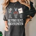 Nothing Beats Kindergarten Back To School Kid Teacher Women's Comfort Colors T-Shirt Pepper Nothing Beats Kindergarten Back To School Kid Teacher Women's Comfort Colors T-Shirt Pepper