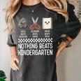Nothing Beats Kindergarten Back To School Kids Teacher Women's Comfort Colors T-Shirt Pepper Nothing Beats Kindergarten Back To School Kids Teacher Women's Comfort Colors T-Shirt Pepper