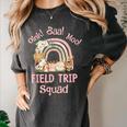 Oink Baa Moo Field Trip Squad Teacher Students Matching Women's Comfort Colors T-Shirt Pepper Oink Baa Moo Field Trip Squad Teacher Students Matching Women's Comfort Colors T-Shirt Pepper