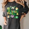 One Lucky Teacher St Patrick's Day Irish Teacher Lucky Era Women's Comfort Colors T-Shirt Pepper