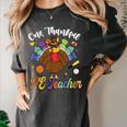 One Thankful PE Teacher Turkey Thanksgiving -Adults & Kids Classic Fit Polyester 100 Short Sleeve Women's Comfort Colors T-Shirt Pepper One Thankful PE Teacher Turkey Thanksgiving -Adults & Kids Classic Fit Polyester 100 Short Sleeve Women's Comfort Colors T-Shirt Pepper