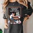 Overworked Underpaid Always Grading Teacher Women's Comfort Colors T-Shirt Pepper Overworked Underpaid Always Grading Teacher Women's Comfort Colors T-Shirt Pepper