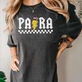 Para Squad Paraprofessional Para Teacher Women's Comfort Colors T-Shirt Pepper Para Squad Paraprofessional Para Teacher Women's Comfort Colors T-Shirt Pepper