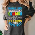 Parallel Lines Math Pun – Teacher Humor Women's Comfort Colors T-Shirt Pepper Parallel Lines Math Pun – Teacher Humor Women's Comfort Colors T-Shirt Pepper