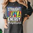 Paraprofessional Straight Outta Energy Teacher Life For Men Women Women's Comfort Colors T-Shirt Pepper Paraprofessional Straight Outta Energy Teacher Life For Men Women Women's Comfort Colors T-Shirt Pepper