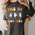 Pas De Boo-Rée Ghost Ballet Dancer Halloween Dance Teacher Women's Comfort Colors T-Shirt Pepper