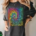 PE Teacher Phys Ed Tie Dye Physical Education Appreciation Women's Comfort Colors T-Shirt Pepper