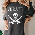 Pi Day Pi Rate Pirate For Teachers Women's Comfort Colors T-Shirt Pepper