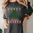 Pi Tree Christmas Math Teacher Ugly Sweater Men Women Kids Women's Comfort Colors T-Shirt Pepper Pi Tree Christmas Math Teacher Ugly Sweater Men Women Kids Women's Comfort Colors T-Shirt Pepper
