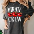 Pirate Crew Pirate Teacher Team Squad Talk Like A Pirate Day For Men Women Kids Women's Comfort Colors T-Shirt Pepper