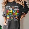 Play Is Learning Kindergarten Preschool Teacher Appreciation Women's Comfort Colors T-Shirt Pepper Play Is Learning Kindergarten Preschool Teacher Appreciation Women's Comfort Colors T-Shirt Pepper