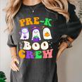 Pre-K Boo Crew Cute Ghost Halloween Costume Teacher Student For Men Women Kids Women's Comfort Colors T-Shirt Pepper Pre-K Boo Crew Cute Ghost Halloween Costume Teacher Student For Men Women Kids Women's Comfort Colors T-Shirt Pepper
