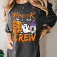 Pre K Boo Crew Teacher Student Halloween Pre Kindergarten Women's Comfort Colors T-Shirt Pepper