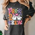 Pre-K Boo Crew Pre-K Teacher Student Kids Halloween Women's Comfort Colors T-Shirt Pepper Pre-K Boo Crew Pre-K Teacher Student Kids Halloween Women's Comfort Colors T-Shirt Pepper
