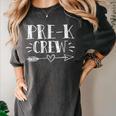 Pre-K Crew 1st Day Of School Pre-K Teacher Team Women's Comfort Colors T-Shirt Pepper Pre-K Crew 1st Day Of School Pre-K Teacher Team Women's Comfort Colors T-Shirt Pepper