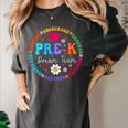 Pre K Dream Team Back To School Boys First Day Teacher Women's Comfort Colors T-Shirt Pepper