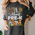 Pre-k Teacher Kids Back To School Wild About Pre-k Women's Comfort Colors T-Shirt Pepper
