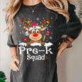 Pre-k Teacher Squad Reindeer Teacher Christmas Women's Comfort Colors T-Shirt Pepper Pre-k Teacher Squad Reindeer Teacher Christmas Women's Comfort Colors T-Shirt Pepper