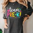 Pre-k Team Pencil Teacher Student Back To School Girls Women's Comfort Colors T-Shirt Pepper Pre-k Team Pencil Teacher Student Back To School Girls Women's Comfort Colors T-Shirt Pepper