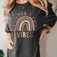 Pre K Vibes Back To School Student Teacher Women's Comfort Colors T-Shirt Pepper